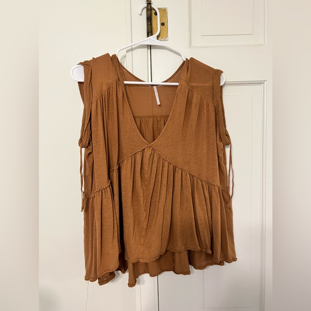 Free People Flowy Shirt